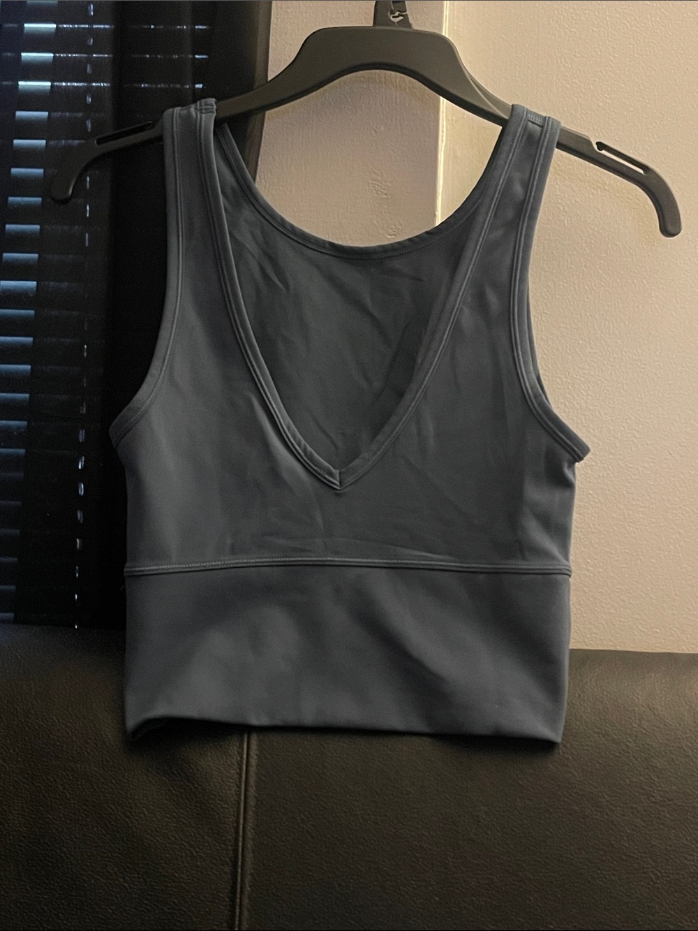 Lululemon Power Pivot Tank Iron Blue Sleeveless Cropped Top NWOT